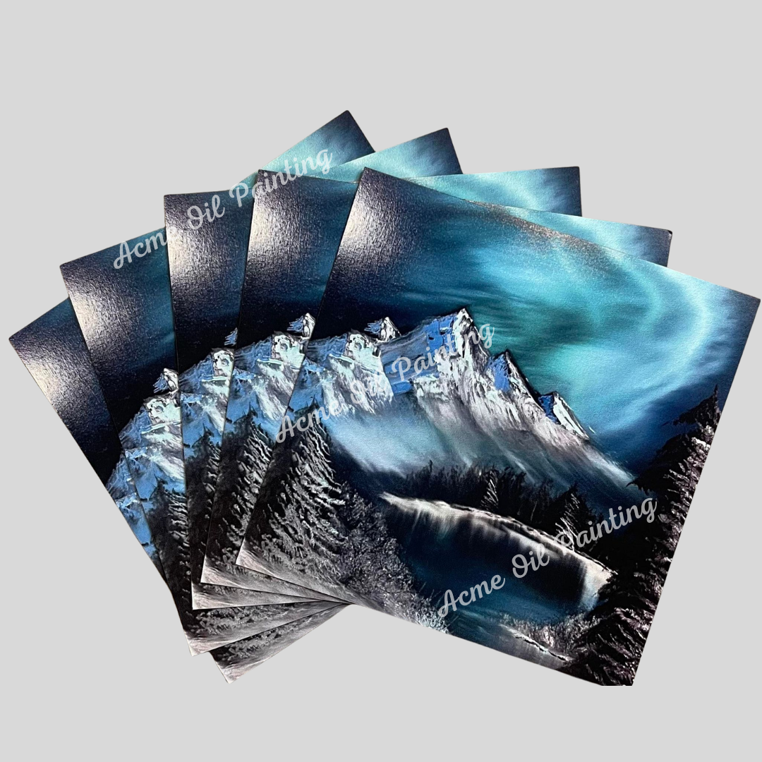 Northern Lights Oil Painting