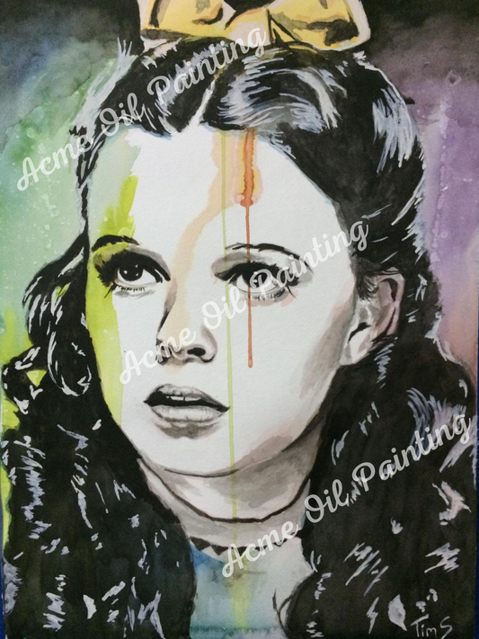 Judy Garland Watercolor Print